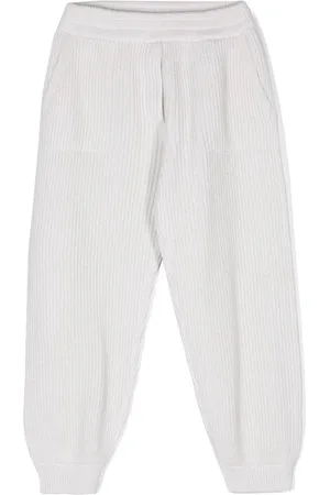 Brunello Cucinelli Pantalones con hilo metalizado