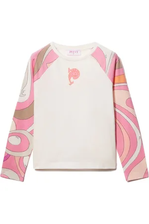 PUCCI Junior Camiseta con estampado Marmo