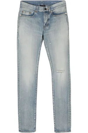 Saint Laurent Vaqueros skinny rasgados