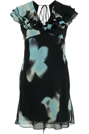 ROTATE Vestido corto con volantes