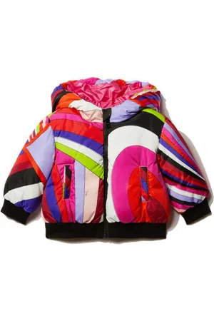 PUCCI Junior Plumífero con estampado Iride