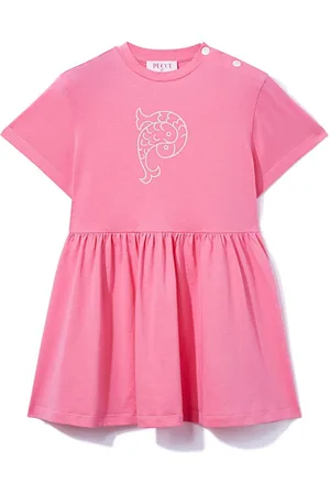 PUCCI Junior Vestido con logo estampado