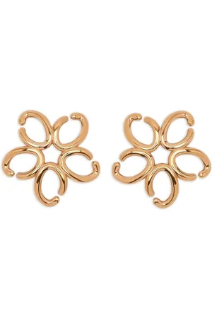 Oscar de la Renta Pendientes O Flower pequeños