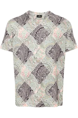 Etro Camiseta con bordado Pegaso