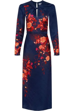 SALONI Vestido midi Claudia