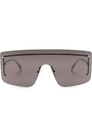 Alexander McQueen Gafas de sol con montura envolvente