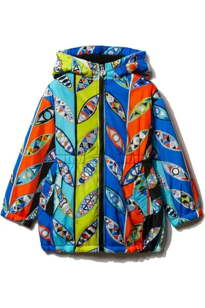 PUCCI Junior Chaqueta con capucha y estampado Girandole