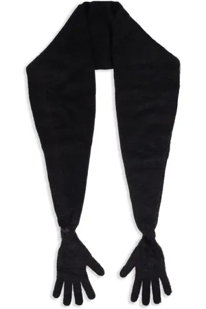 Moschino Bufanda con detalle de guantes