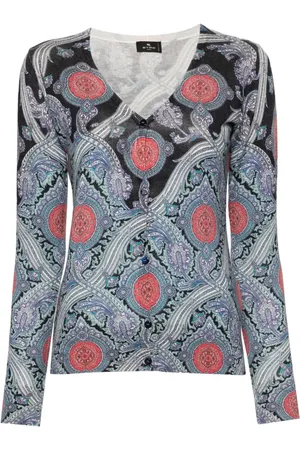 Etro Cárdigan con estampado de cachemira