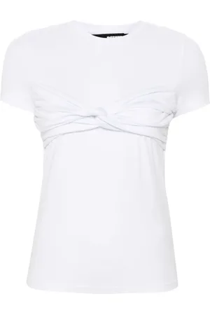 ROTATE Camiseta con diseño retorcido