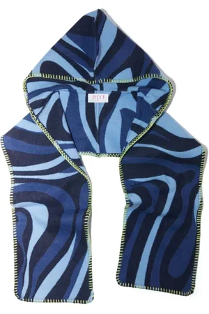 PUCCI Junior Fular con capucha y estampado Marmo