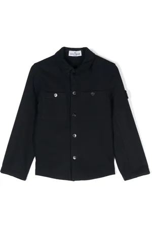 Stone Island Camisa con distintivo Compass