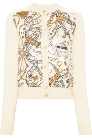 Moschino Cárdigan con logo estampado