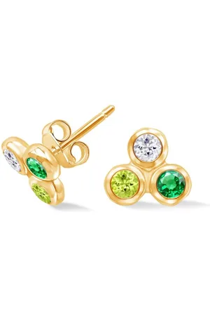 Dower and Hall Pendientes Greens