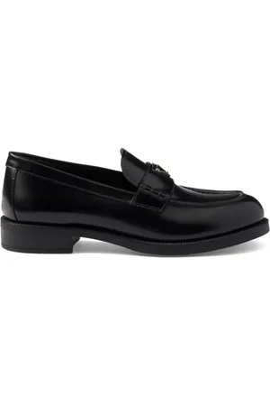 Prada Mocasines con acabado cepillado