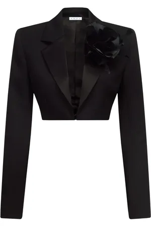 AREA Blazer corto Flower Corsage