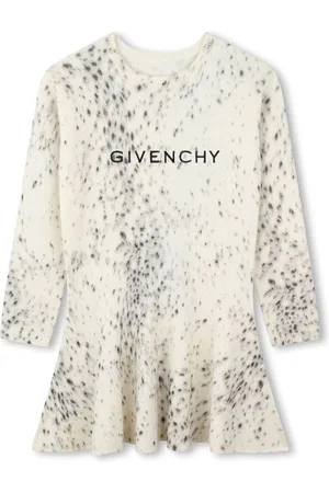 Givenchy Vestido de punto con ocelote estampado