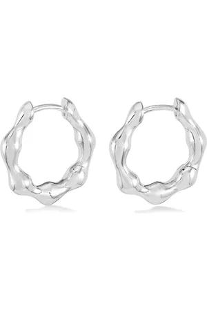 Dower and Hall Pendientes de aro Hinged Huggie
