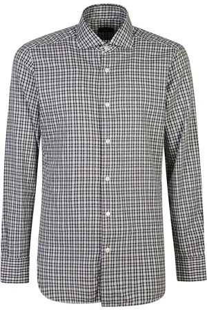 BARBA Camisa a cuadros