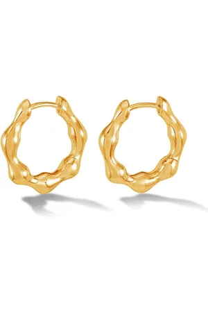 Dower and Hall Pendientes de aro Hinged Huggie