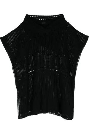 Givenchy Poncho de ganchillo