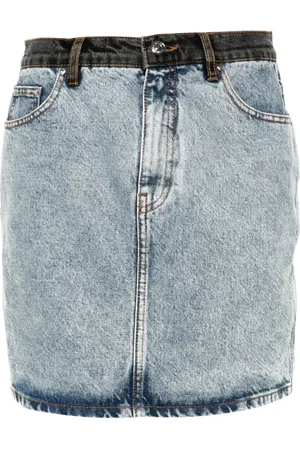 ROTATE Falda corta con diseño patchwork