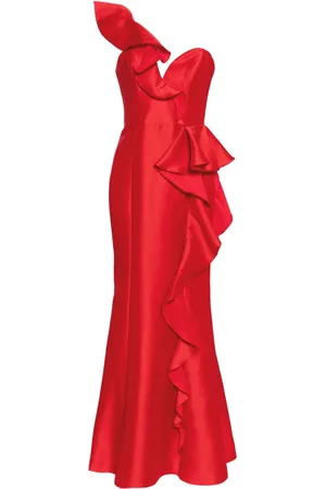 Marchesa Notte Vestido de fiesta liso