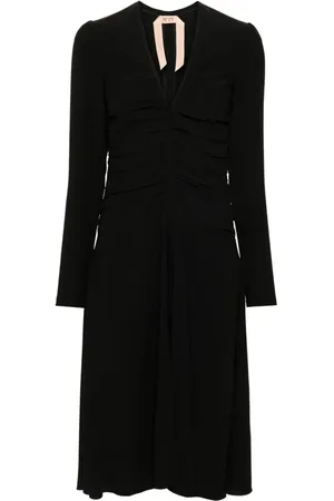 Nº21 Vestido midi drapeado