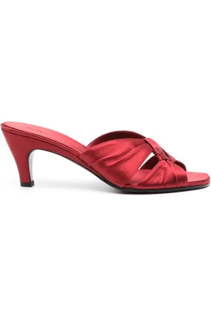 The Row Sandalias Soft Knot con tacón de 25 mm