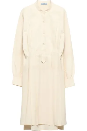 Prada Vestido midi con efecto degradado
