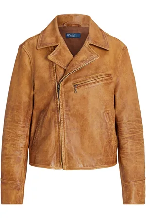 Ralph Lauren Chaqueta biker con cremallera
