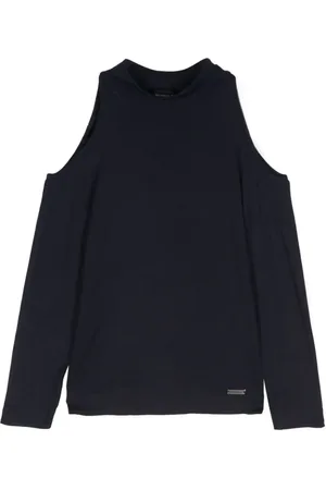 MONNALISA Top con diseño de hombro descubierto