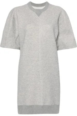 SACAI Vestido corto con efecto de melange