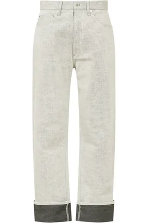 Maison Margiela Vaqueros rectos de talle alto