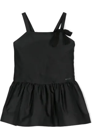 MONNALISA Vestido con placa del logo