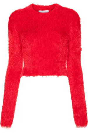 Marine Serre Jersey con efecto cepillado