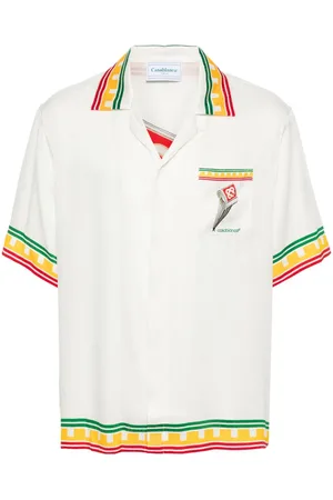 Casablanca Camisa con monograma del logo