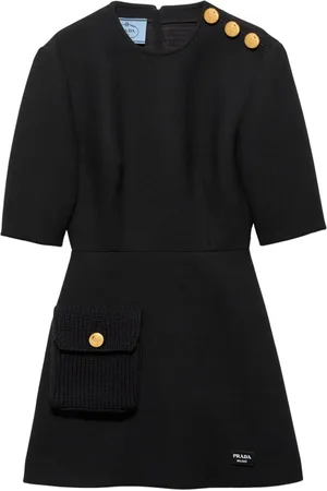 Prada Vestido corto Natté