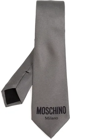 Moschino Corbata con logo estampado