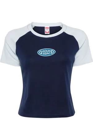 Ground Zero Camiseta con logo estampado