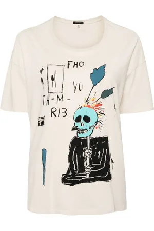R13 Camiseta con estampado gráfico