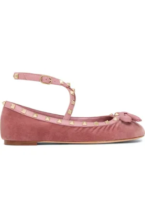 VALENTINO GARAVANI Bailarinas Rockstud con tiras cruzadas