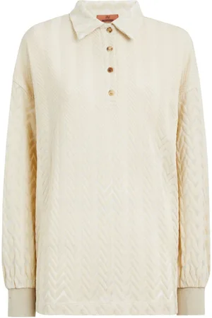 Missoni Polo con tejido en zigzag