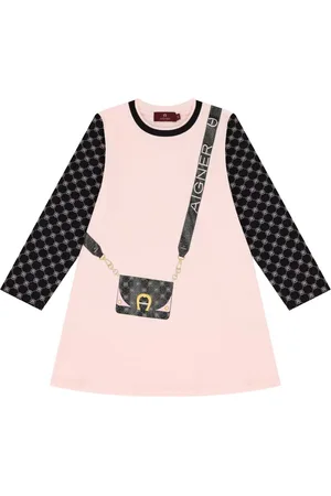 Aigner Vestido con logo gráfico