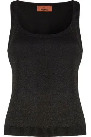 Missoni Top con cuello redondo