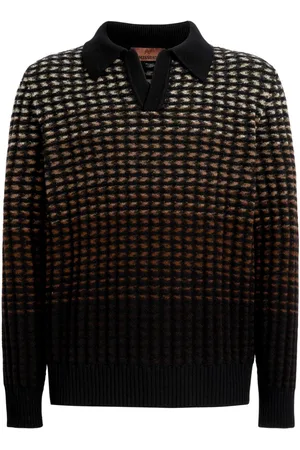 Missoni Polo de punto con efecto degradado