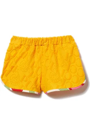 PUCCI Junior Pantalones cortos con logo en contraste