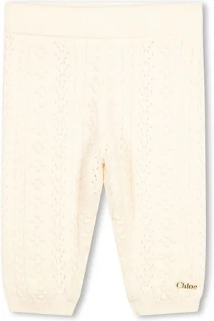 Chloé Pantalones con logo bordado