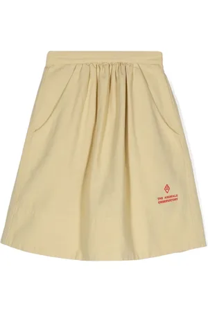 The Animals Observatory Falda midi con logo Sow bordado