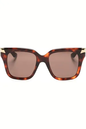 Alexander McQueen Gafas de sol con montura cuadrada